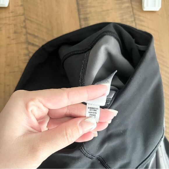 Athleta Stealth Trucool 7/8 Tight Black Leggings Perforated Size S - Picture 6 of 7